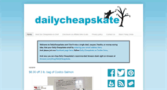 Desktop Screenshot of dailycheapskate.com
